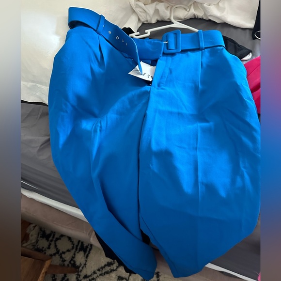 NWT Zara high waisted belted pants - Picture 16 of 16